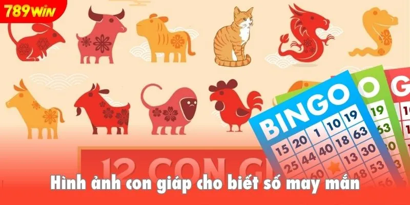 Hình ảnh con giáp cho biết số may mắn